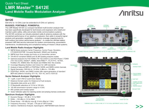 LMR Master S412E