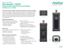 Site Master™ S331P Ultraportable Cable & Antenna Analyzer