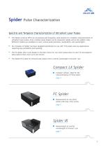 Spider Pulse Characterization