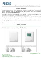 Humidity sensor/transmitter | Aosong