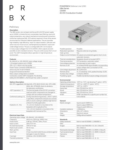 DBA1200 Series