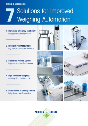 7 Solutions for Improved Weighing Automation