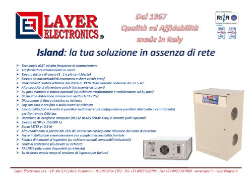 Inverter serie Island