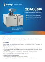 SDAC6000 bomb calorimeter