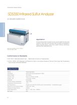 SDS350 sulfur analyzer