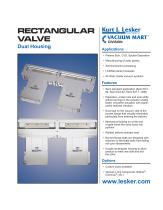 RECTANGULAR VALVE Dual Housing
