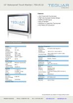 15" WATERPROOF TOUCH MONITOR | TSD-45-16