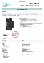 Single phase energy meter with universal current input