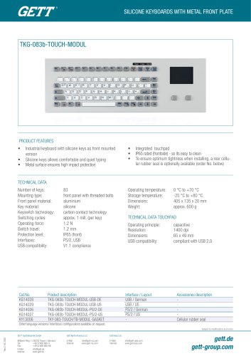 TKG-083b-TOUCH-MODUL