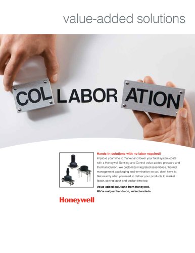 Honeywell Value Added Sensor Assemblies Brochure