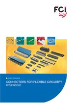 Connectors for flexible circuitry FFC/FPC/CIC