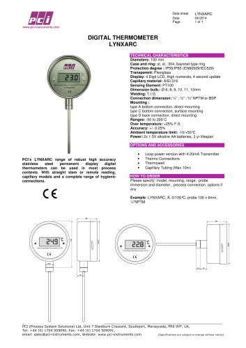 Digital Thermometer LYNXARC