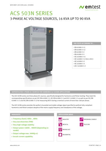 EM test ACS 503N-series 