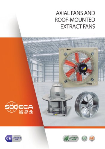 AXIAL FANS AND ROOF-MOUNTED EXTRACT FANS