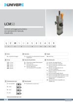 LCM50_Unità di centraggio pneumatica con azionamento manuale, singola asta - 1