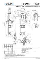 LCM50_Unità di centraggio pneumatica con azionamento manuale, singola asta - 3