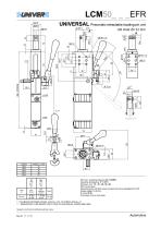 LCM50_Unità di centraggio pneumatica con azionamento manuale, singola asta - 7