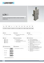 LCR63_Unità di centraggio pneumatica, testate compatte singola asta - 1