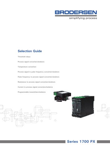 PX Signal Converters Selection Guide