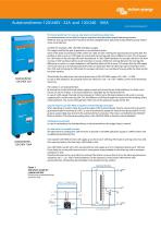 Autotransformer 120/240V - 32A and 120/240 - 100A