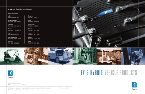 EV & HYBRID VEHICLE PRODUCTS