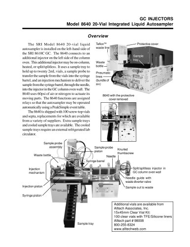 8640 Integrated Autosampler