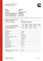 Generator set data sheet 1200 kW continuous