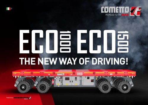 Cometto Eco1000/Eco1500 - The new way of driving!