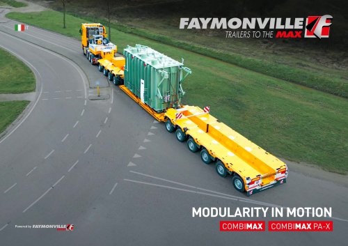Faymonville CombiMAX - Modularity in motion