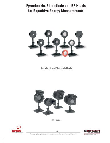 Laser Power Meter - Photodiode Smart Heads