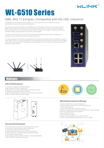 WL-G510 Series