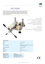 Comparison calibration pump LPC 7000