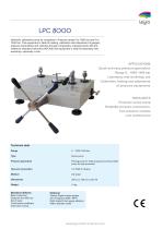 Comparison calibration pump LPC 8000