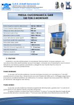 PRESSA OLEODINAMICA GMR 150 TON 2 MONTANTI - 1