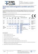 Generatori elettromagnetici carrellati serie GX e GPX - 1