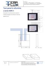 Test panel in alluminio - 1