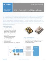 SPH0645LM4H-B I2S Output Digital Microphone