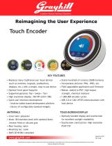 Reimagining the User Experience Touch Encoder