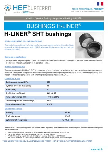 BUSHINGS H-LINER®