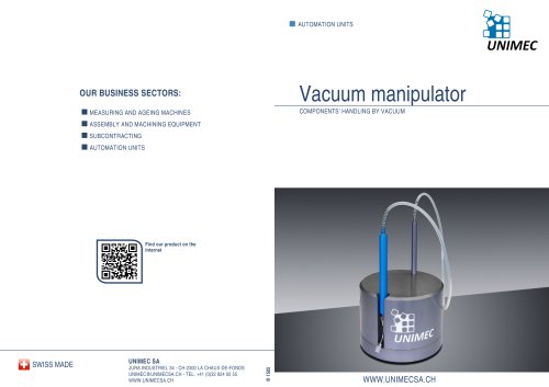 Vacuum manipulator