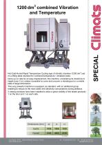 Vibration and Temperature chamber on Lifting table