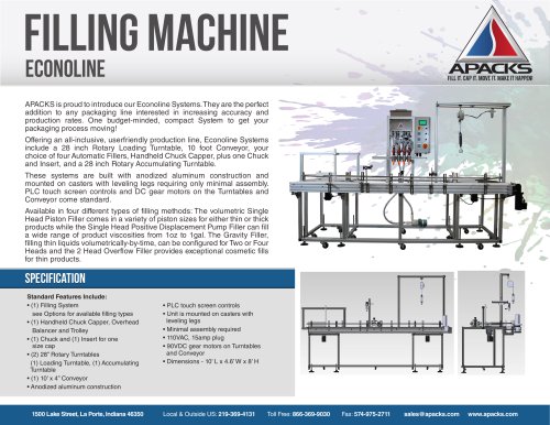 Econoline Filling System