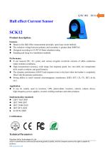 Open loop current sensor SCK12 Series