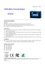 Open-loop Hall effect current sensor / AC / DC 51*13mm, 600..2500 A | SCK34 series