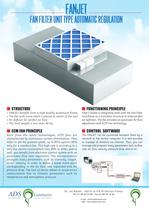 FANJET FAN FILTER UNIT TYPE AUTOMATIC REGULATION