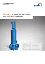 Amacan K ? Submersible Motor Pump with Non-clogging Impeller