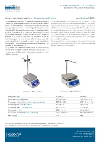 Magnetic stirrers with heating