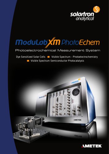 ModuLab® XM PhotoEchem Photoelectrochemical Measurement System