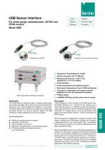 Data sheet USB Sensor Interface Model 9206