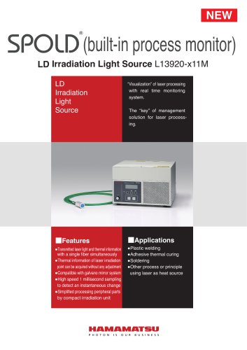 LD Irradiation Light Source L13920-x11M